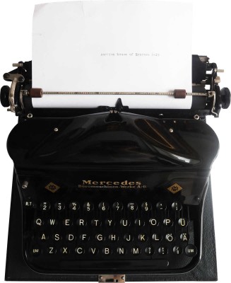 [Коллекция В.Г. Лидина]. Печатная машинка «Mercedes. Superba». 1936.